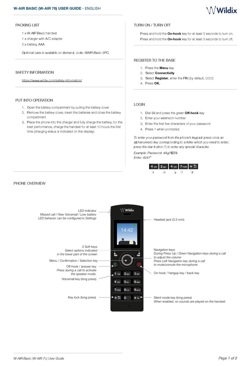 Wildix W-AIR user guide