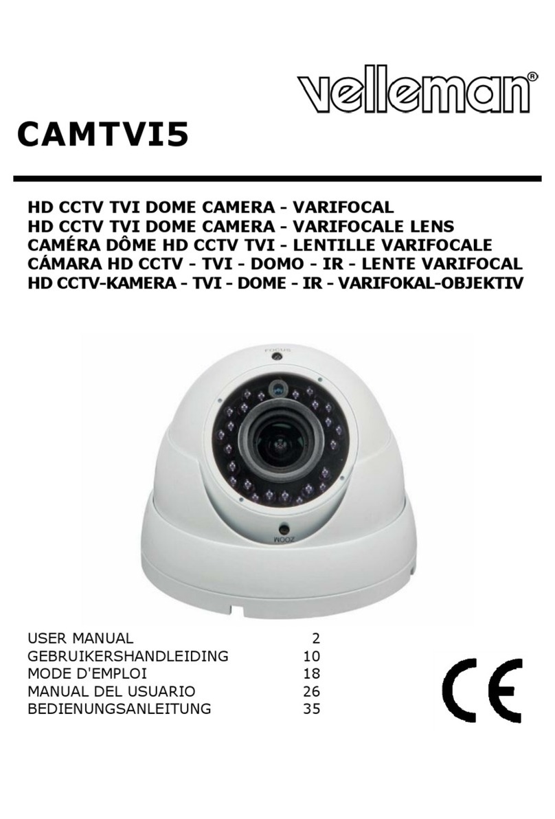 Velleman CAMTVI5 user manual
