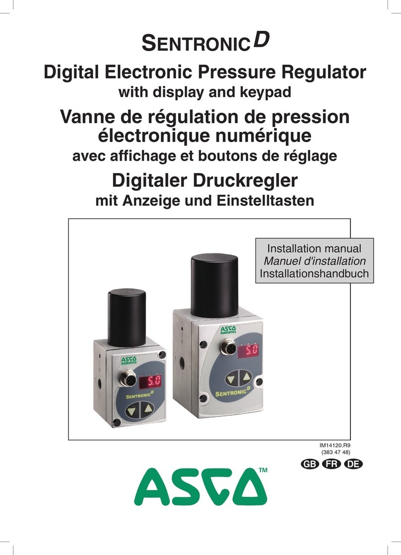 Asco SentronicD 608 Series User manual