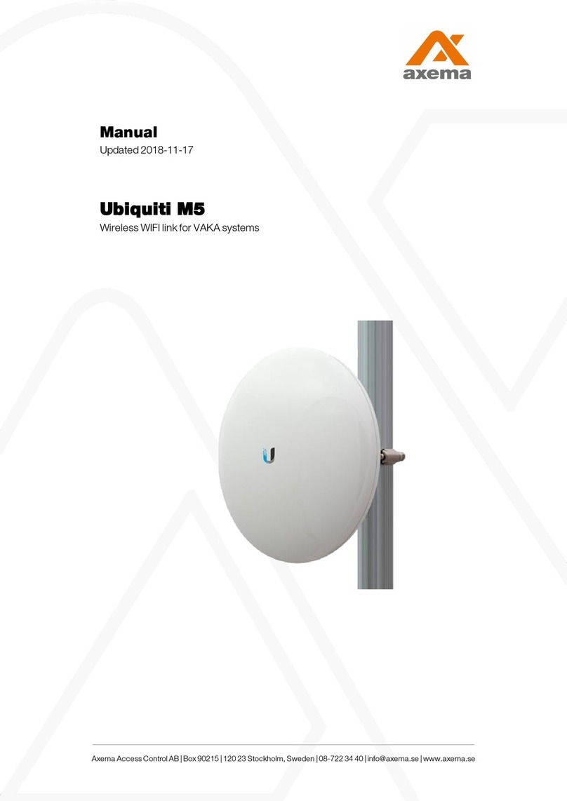 Axema Ubiquiti M5 manual