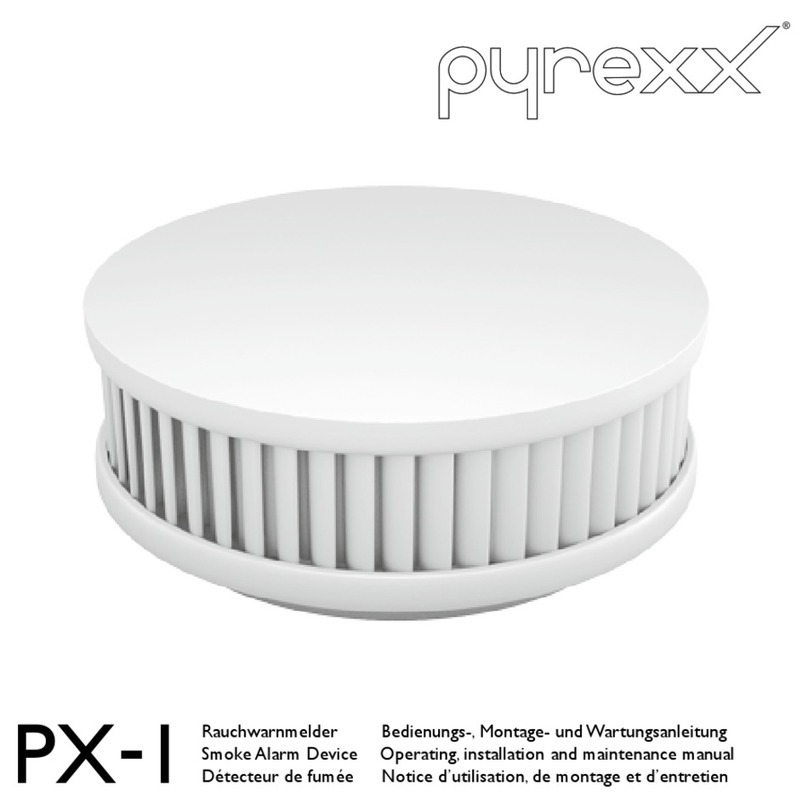 pyrexx PX-1 Operating, installation and maintenance manual pyrexx PX-1 Operating, installation and maintenance manual