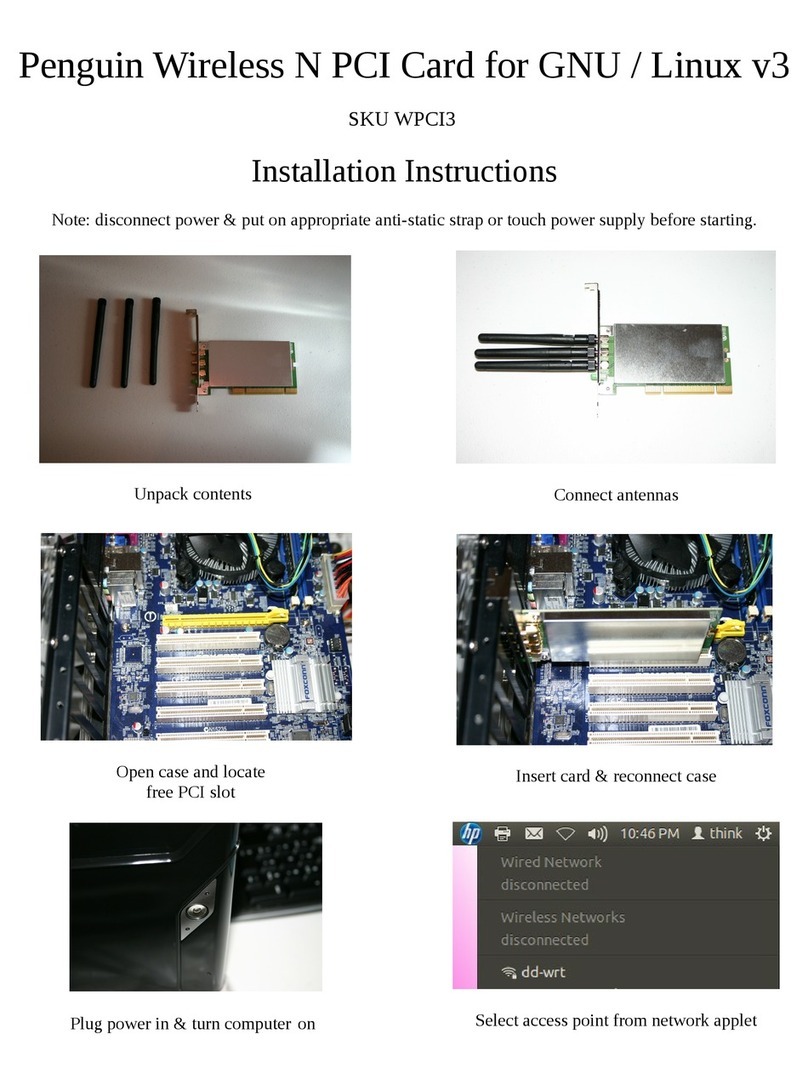Penguin WPCI3 installation instructions