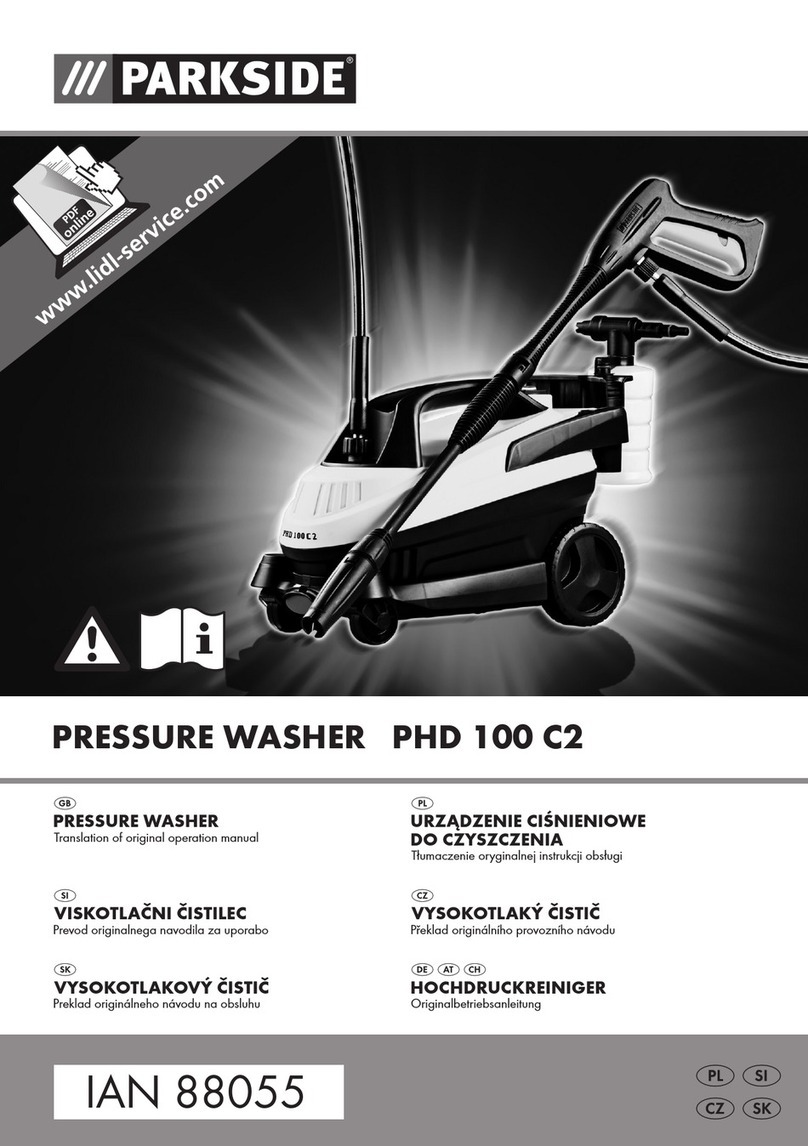 Parkside PHD 100 C2 Owner's manual