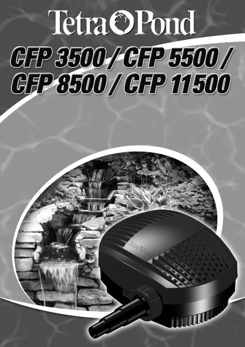 Tetra TetraPond CFP 3500 operating instructions