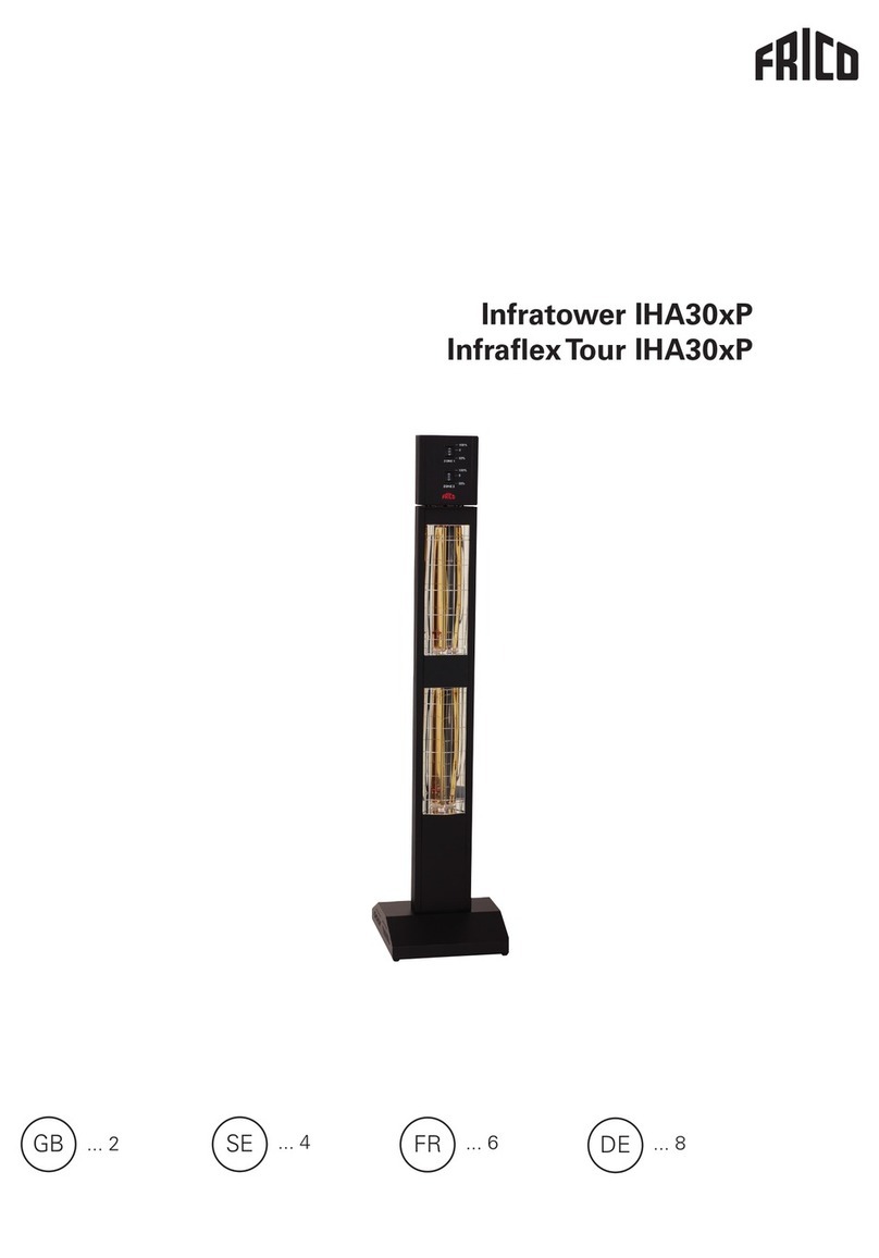 Frico Infratower IHA30 P Series User manual