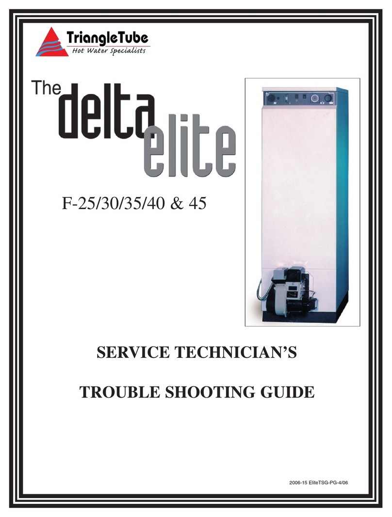 TriangleTube Delta Elite Series Service technician's trouble shooting guide