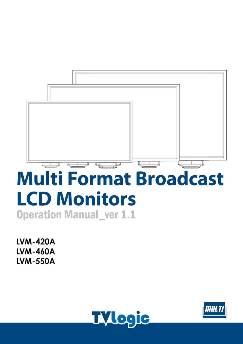 TV Logic LVM-420A User manual