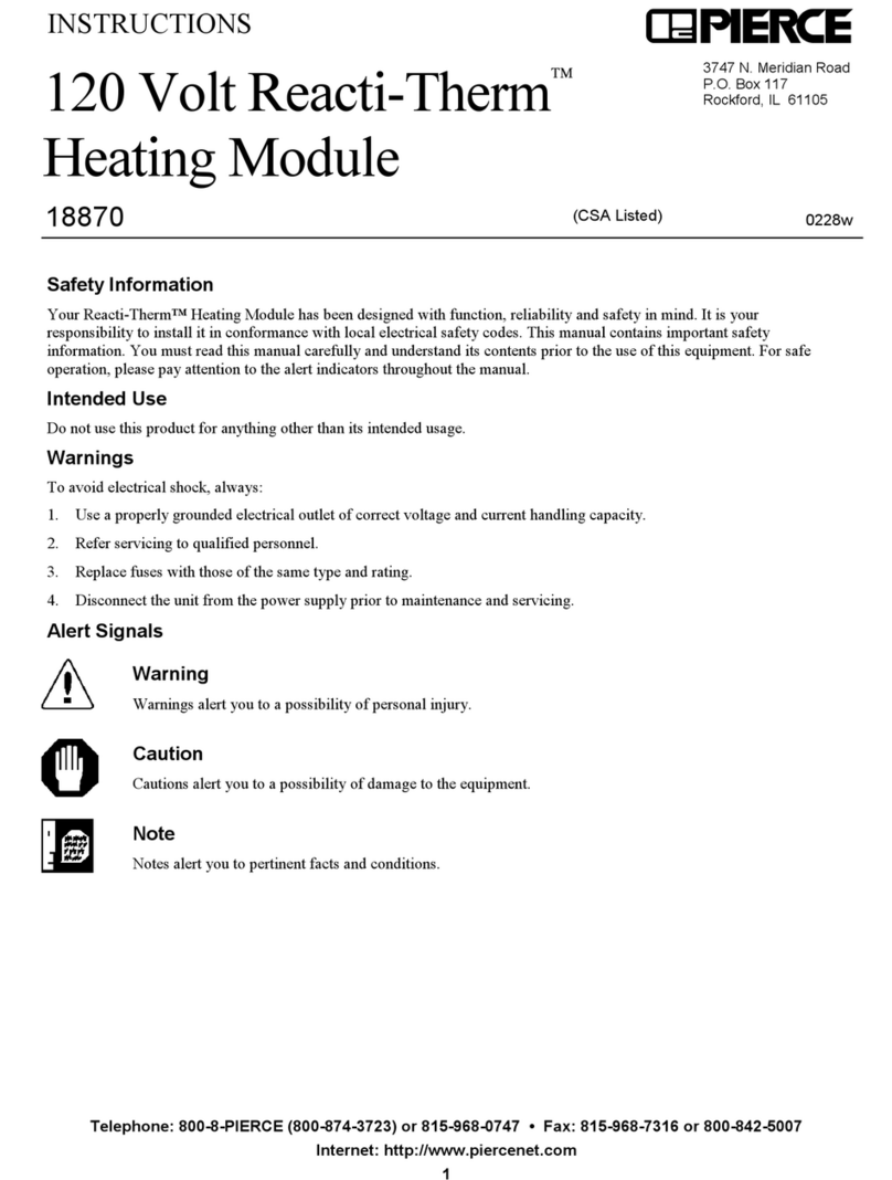Pierce Reacti-Therm 18870 instructions