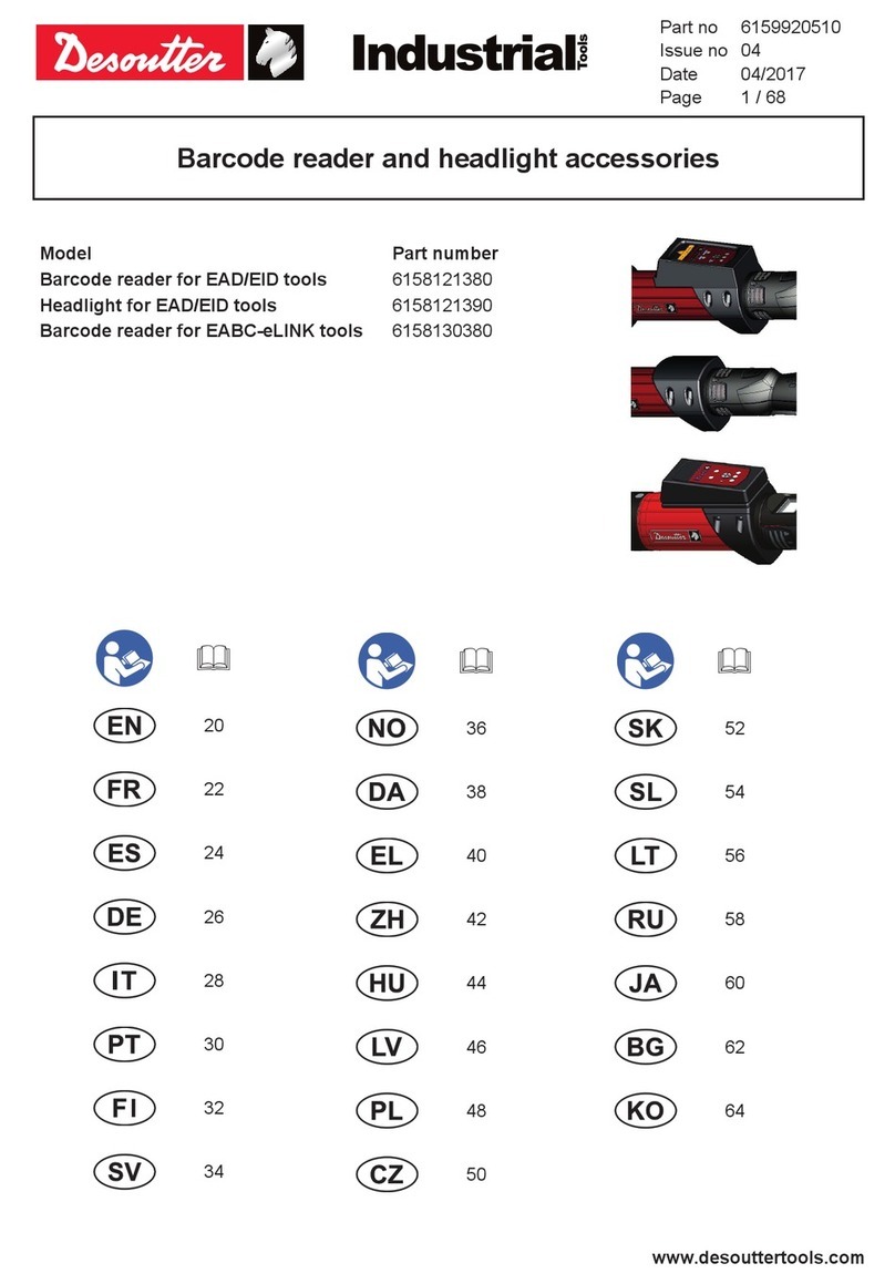 Desoutter EAD20-1300 User manual