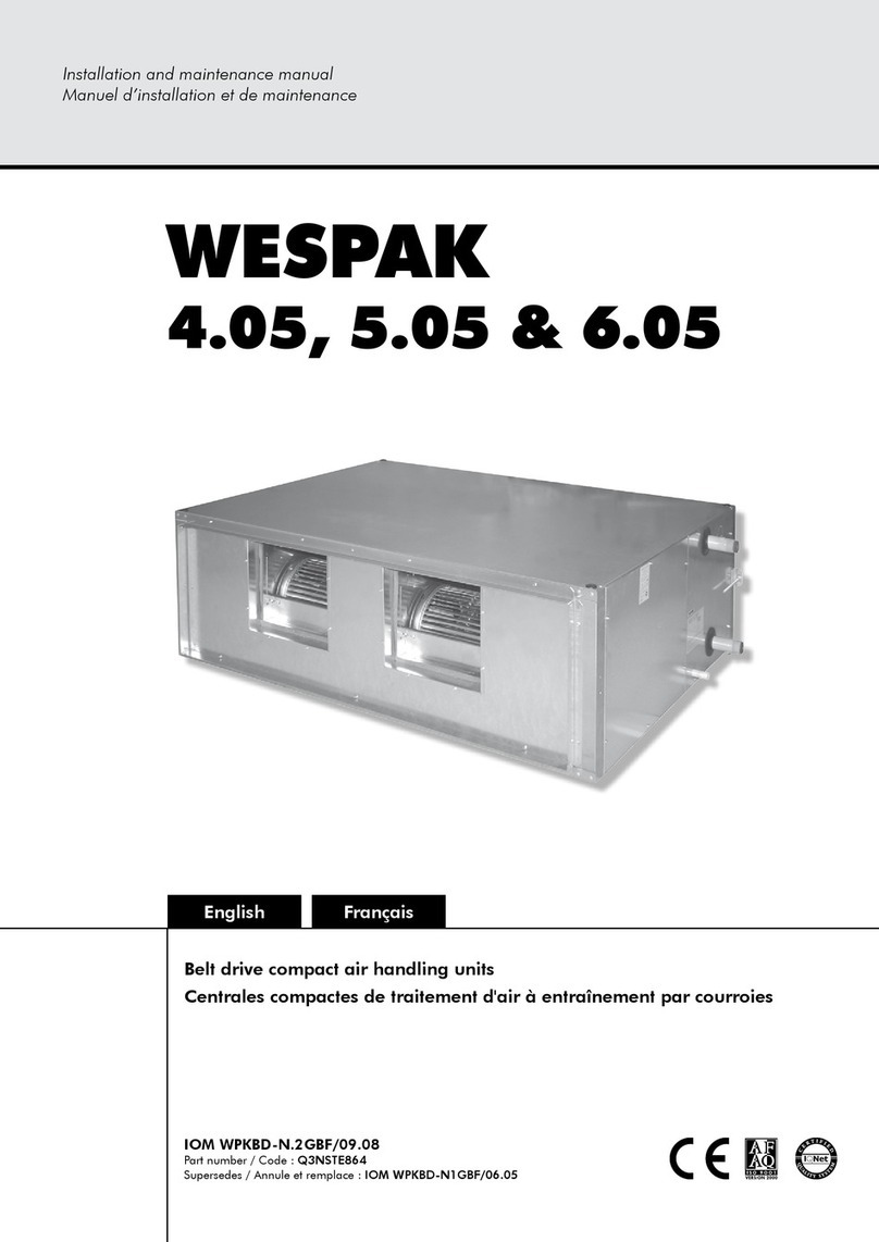 WESPAK 5.05 Installation and maintenance manual
