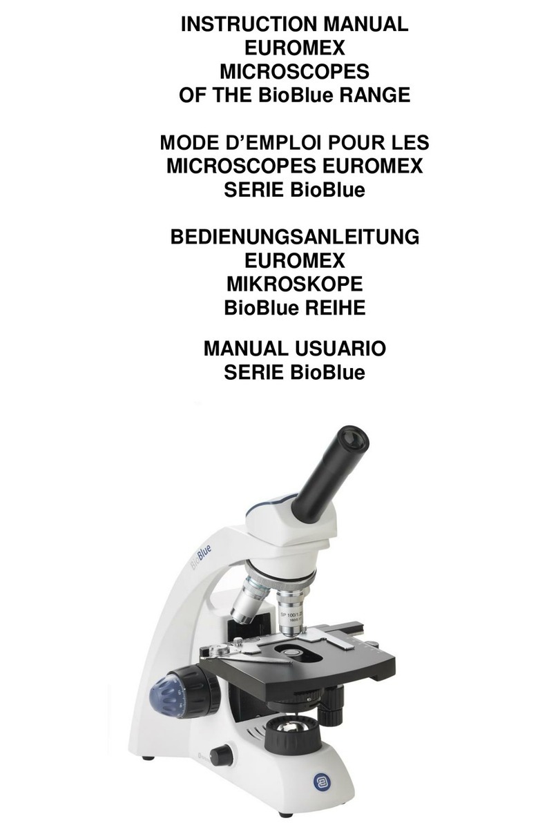Euromex BioBlue Series instruction manual