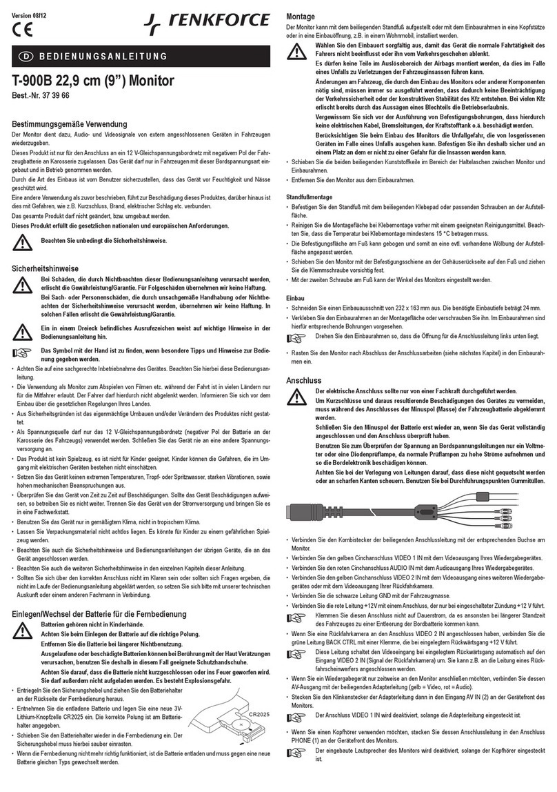 Renkforce T-900B User manual