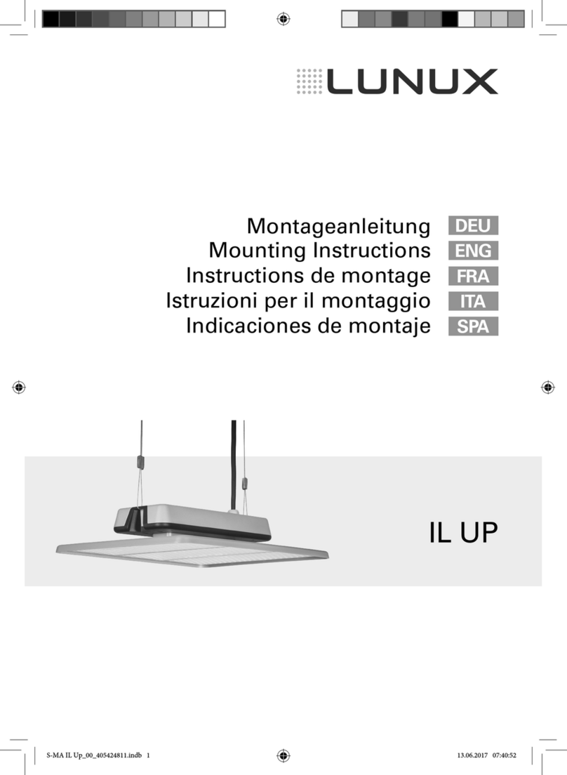 Lunux IL UP Series Mounting instructions