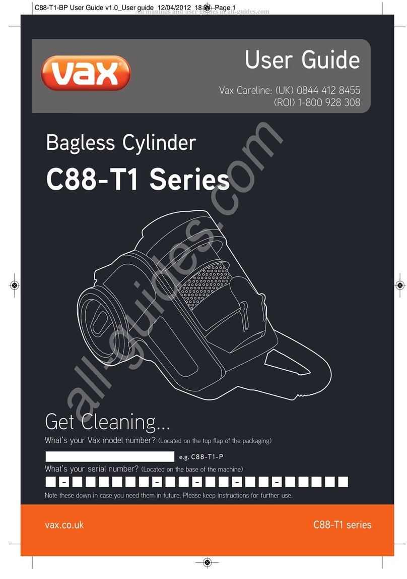 Vax C88-T1 Series User manual Vax C88-T1 Series User manual