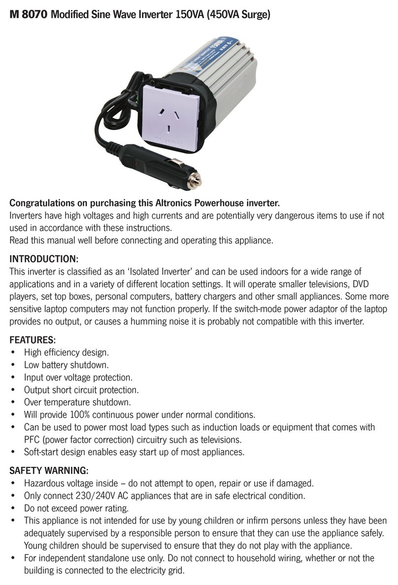 Altronics M 8070 instructions