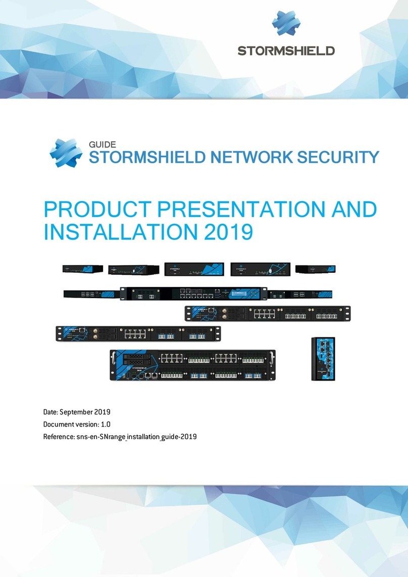 Stormshield SN series Reference guide