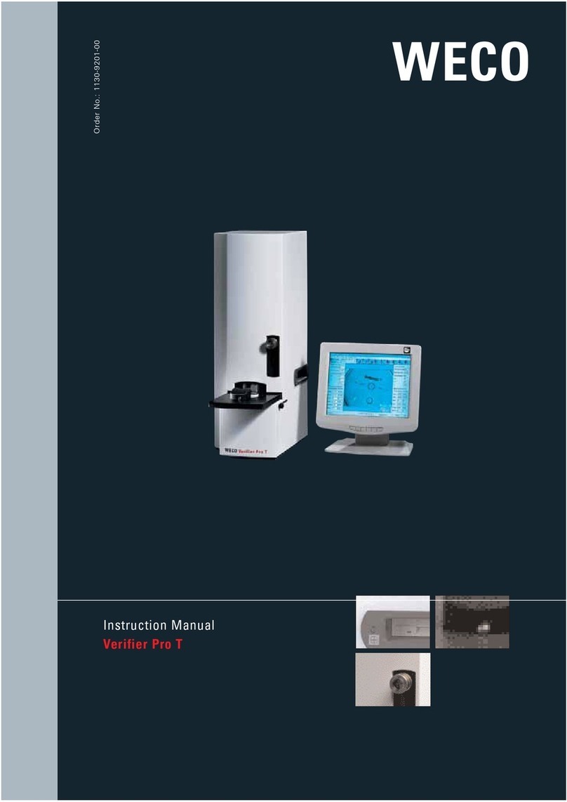 Weco Verifier Pro T instruction manual