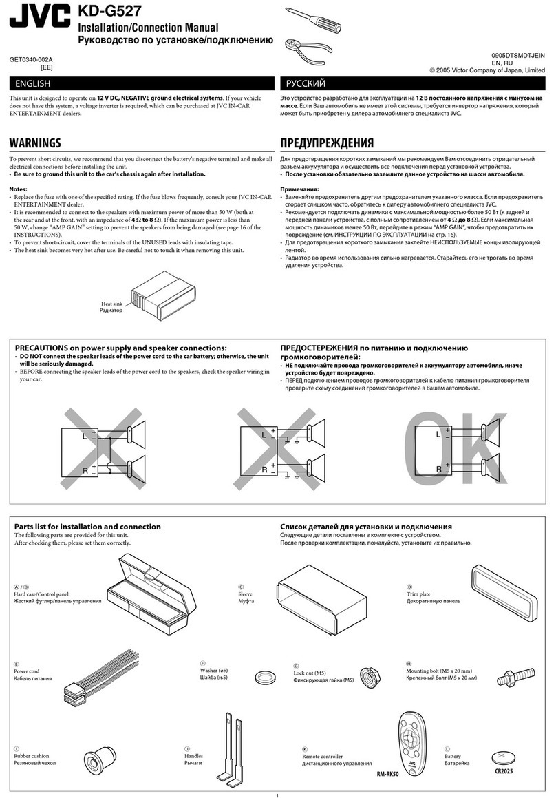 JVC KD-G527 Guide