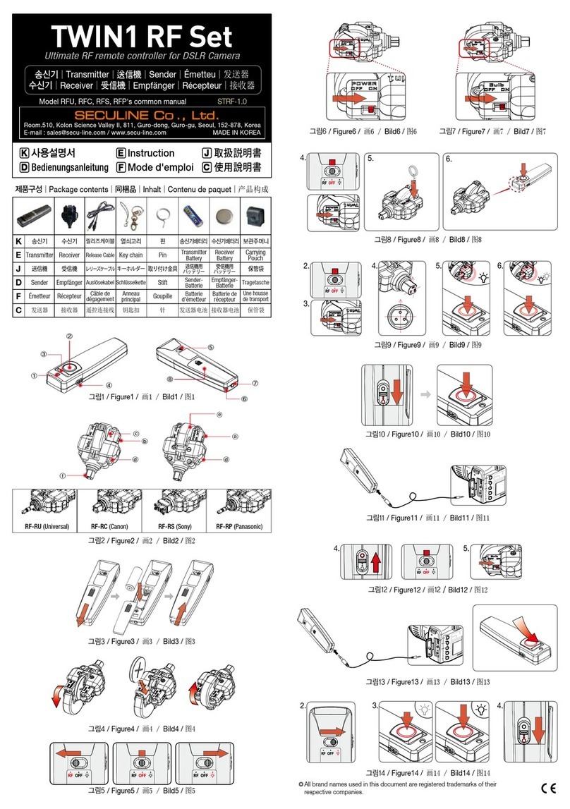 Seculine Twin1 RF Set Instruction