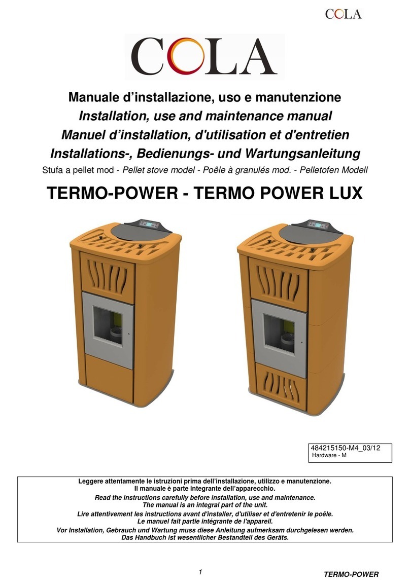 Cola TERMO-POWER Installation, use and maintenance manual