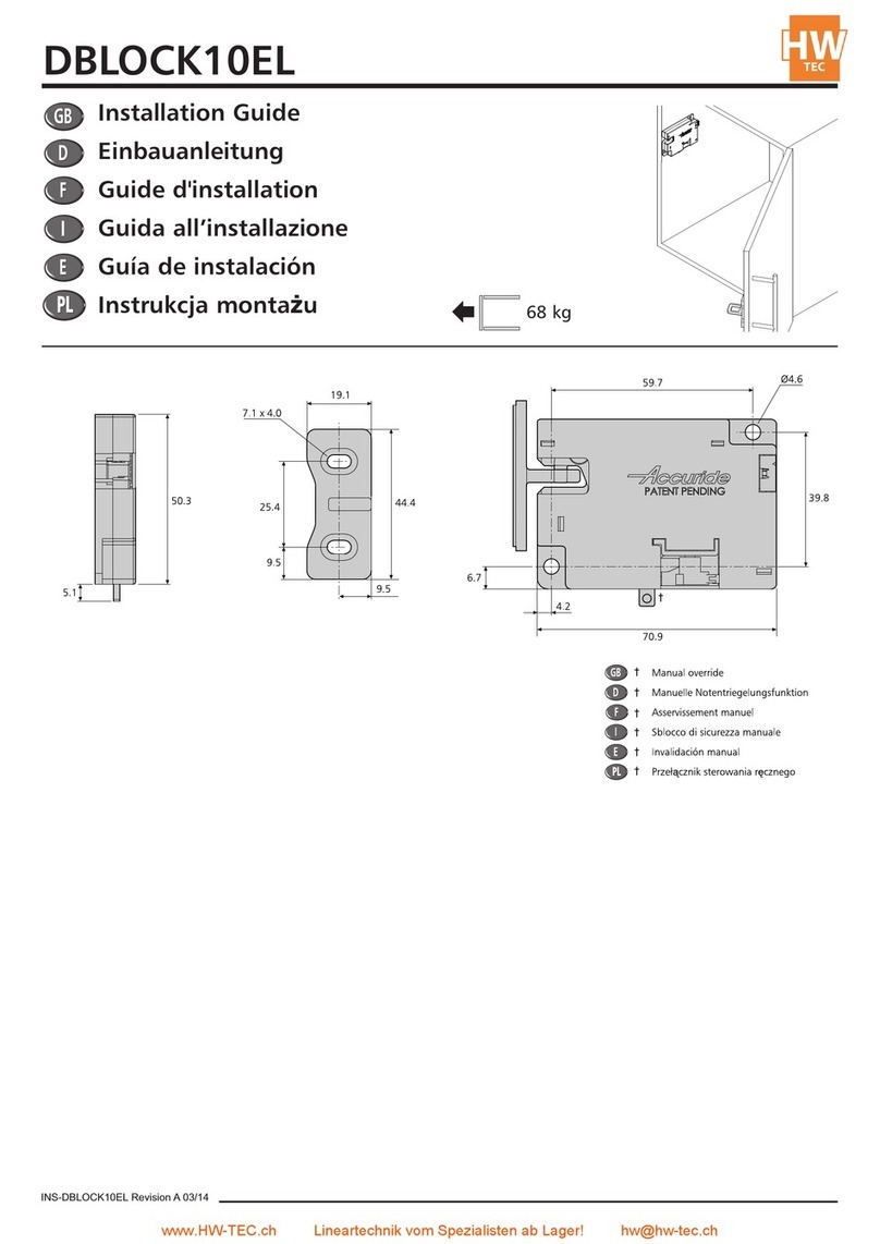 HW-TEC DBLOCK10EL installation guide