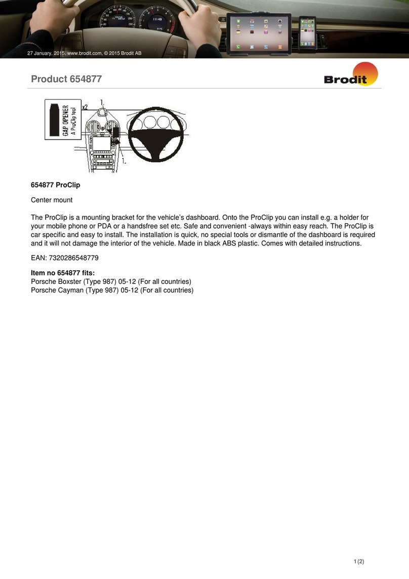 Brodit ProClip 654877 User manual