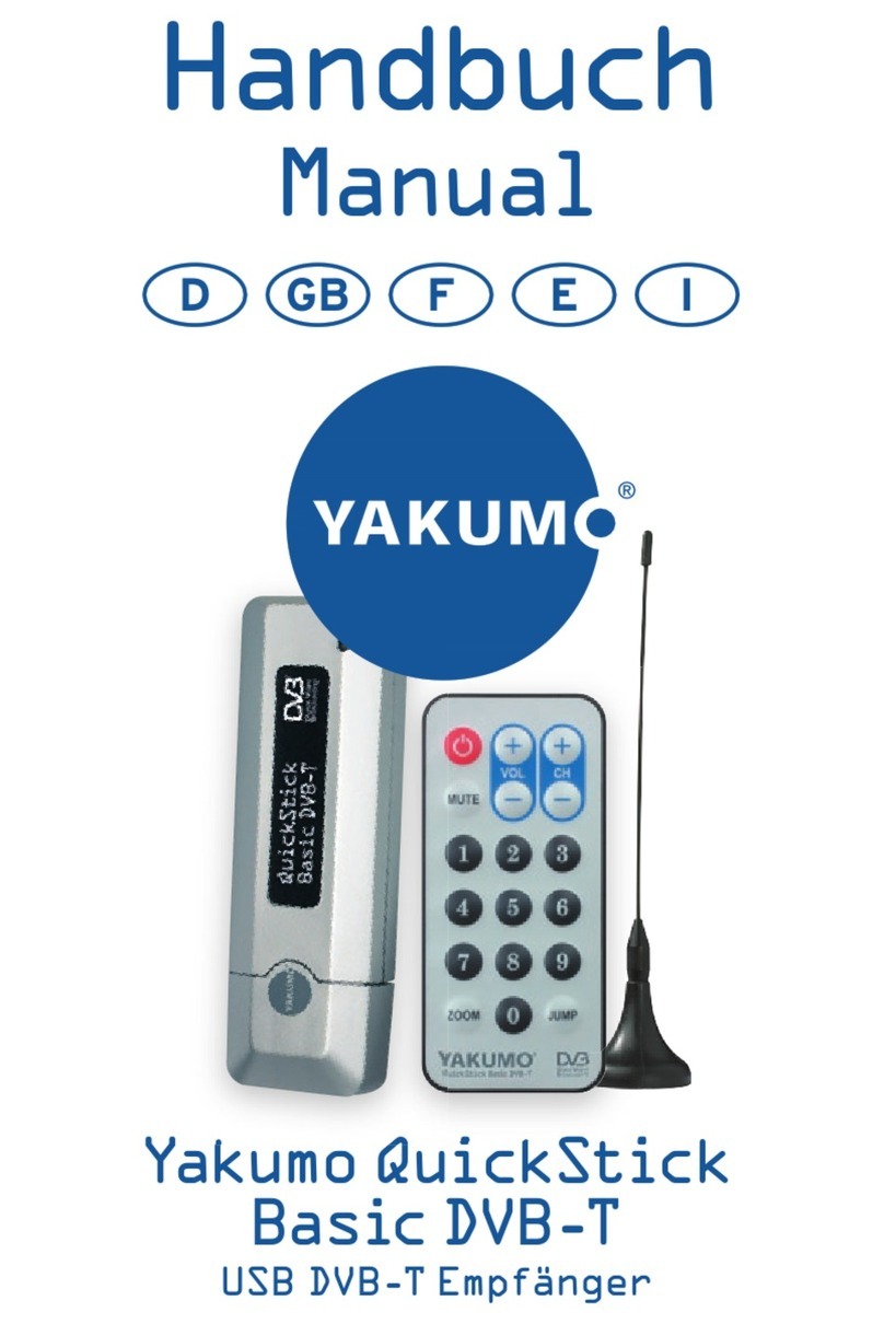 YAKUMO QuickStick Basic DVB-T manual