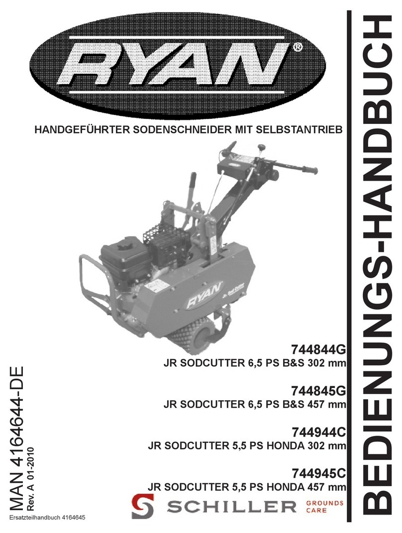 ryan JR SODCUTTER 744844G User manual