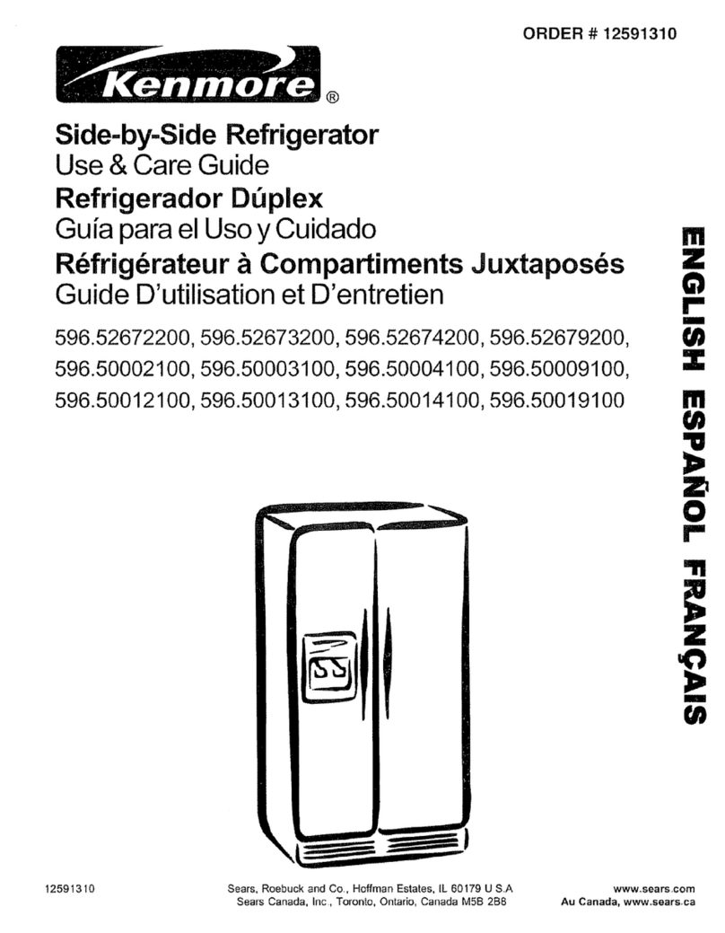 Kenmore 596.52673200 Use & care guide