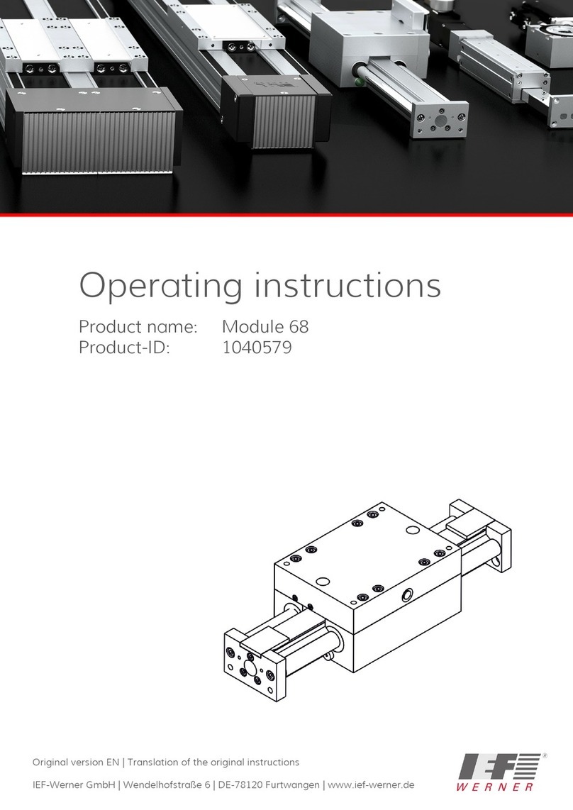 IEF Werner Module 68 User manual