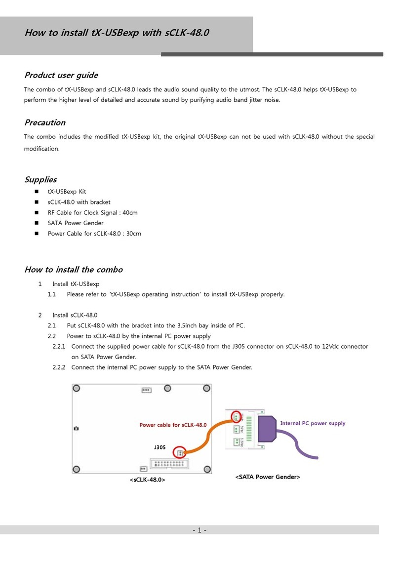 SOtM tX-USBexp User manual