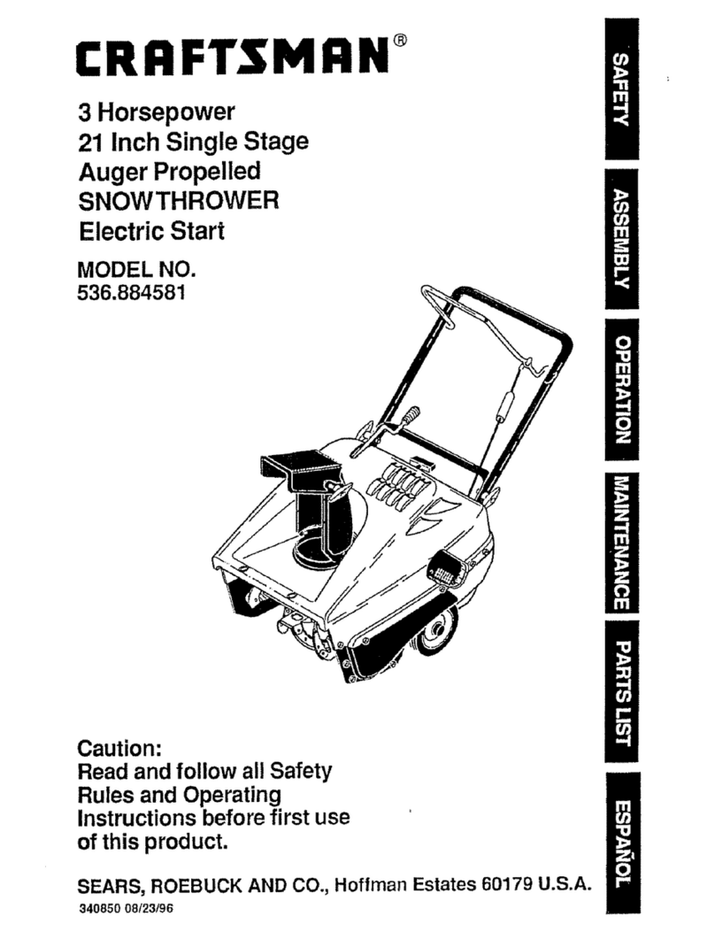 Craftsman 536.884581 User manual