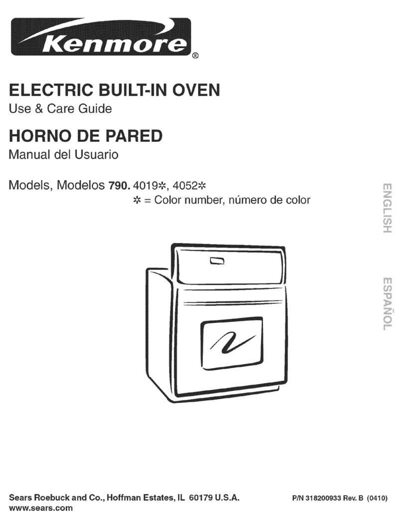 Kenmore 790.4019 Series Use & care guide