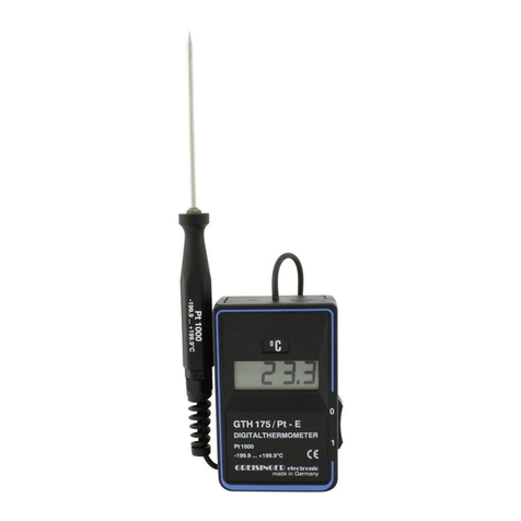GREISINGER GTH 175/Pt Series User manual