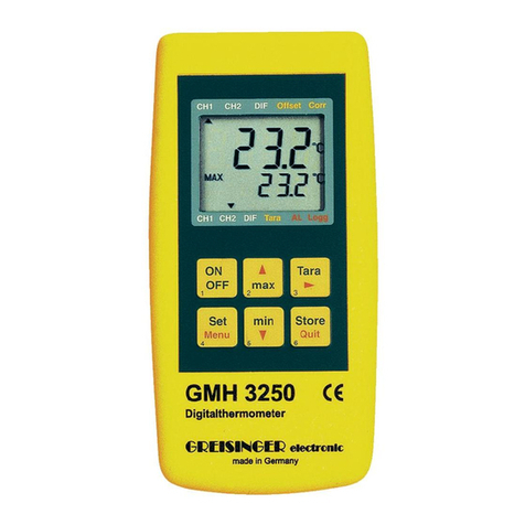 GREISINGER GMH 3250 operating manual