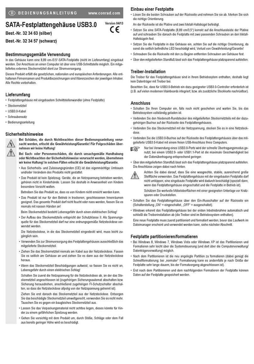 Conrad 32 34 63 operating instructions