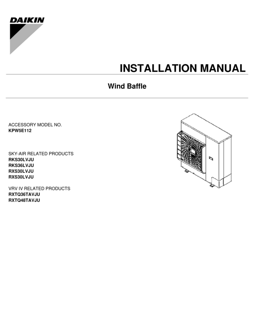 Daikin KPW5E112 installation manual