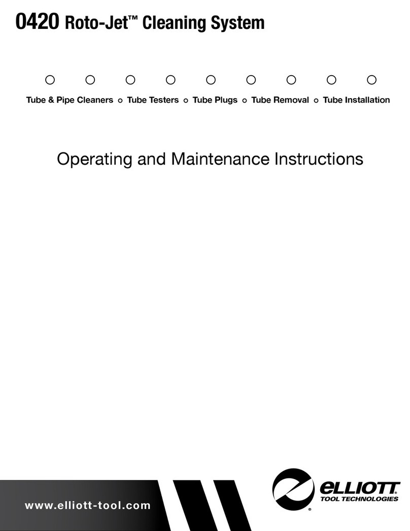Elliott Roto-Jet 0420 Operating and maintenance instructions