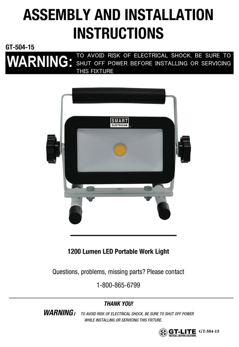 GT-Lite GT-504-15 Assembly and installation instructions