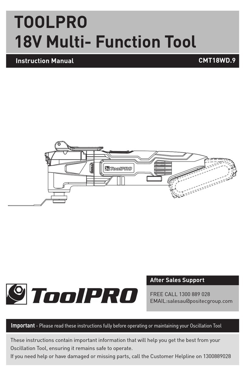 ToolPRO CMT18WD.9 instruction manual