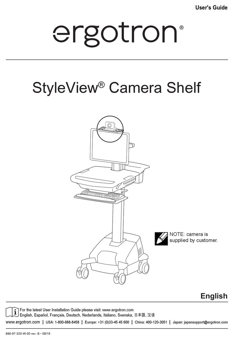 Ergotron StyleView SV41 User manual Ergotron StyleView SV41 User manual