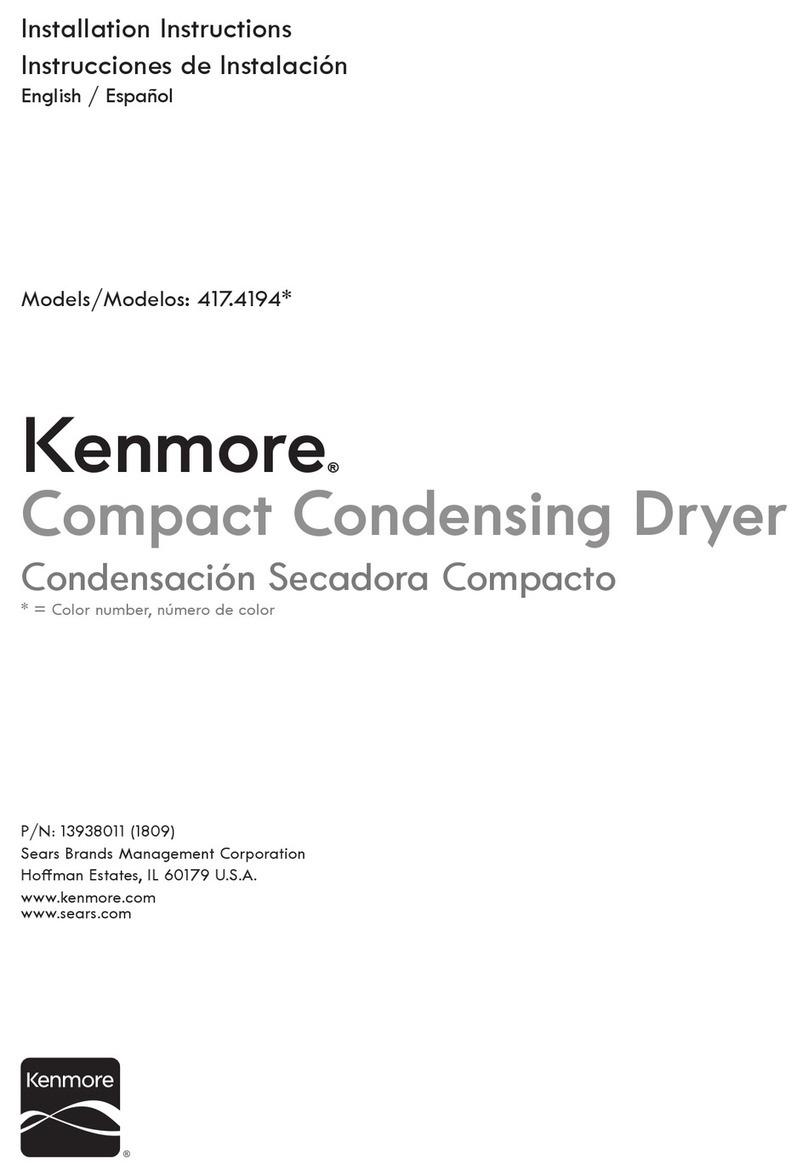 Kenmore 417.4194 Series User manual