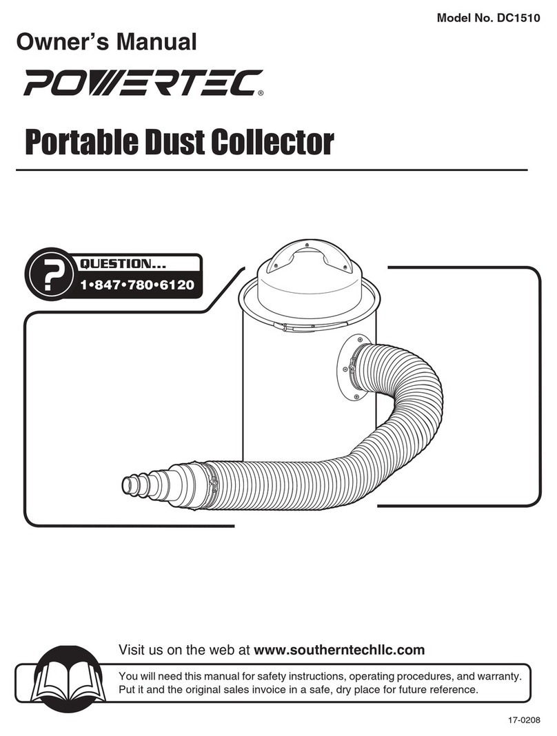 Power Tec DC1510 owner's manual