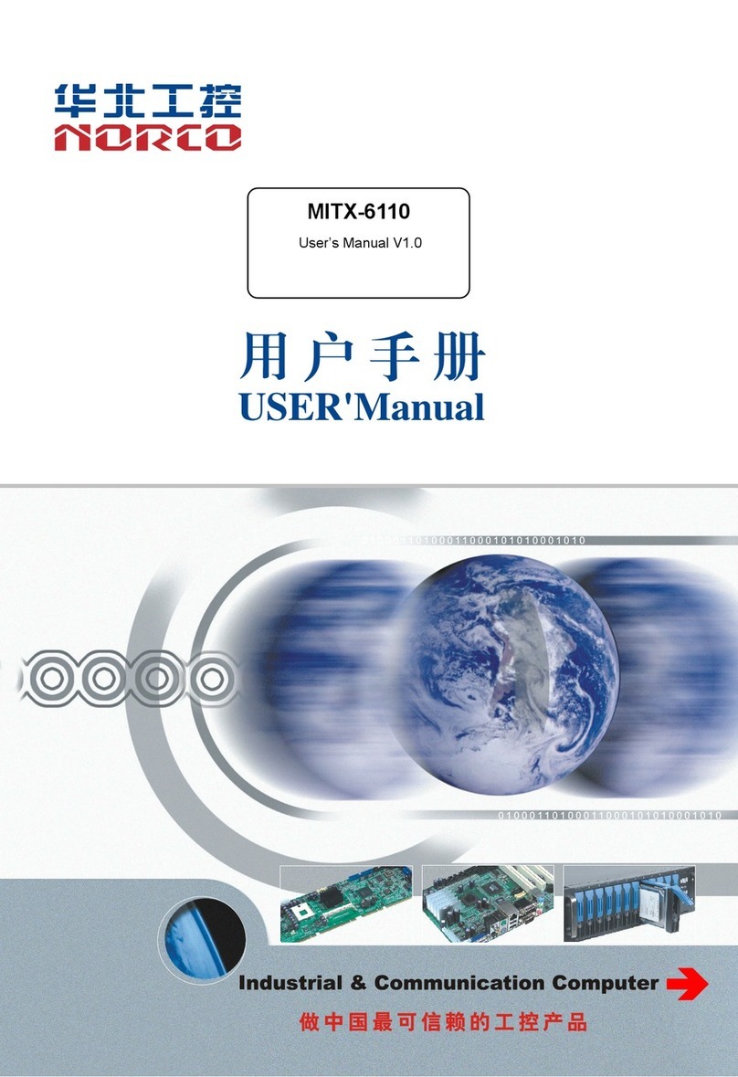 Norco MITX-6110 User manual Norco MITX-6110 User manual