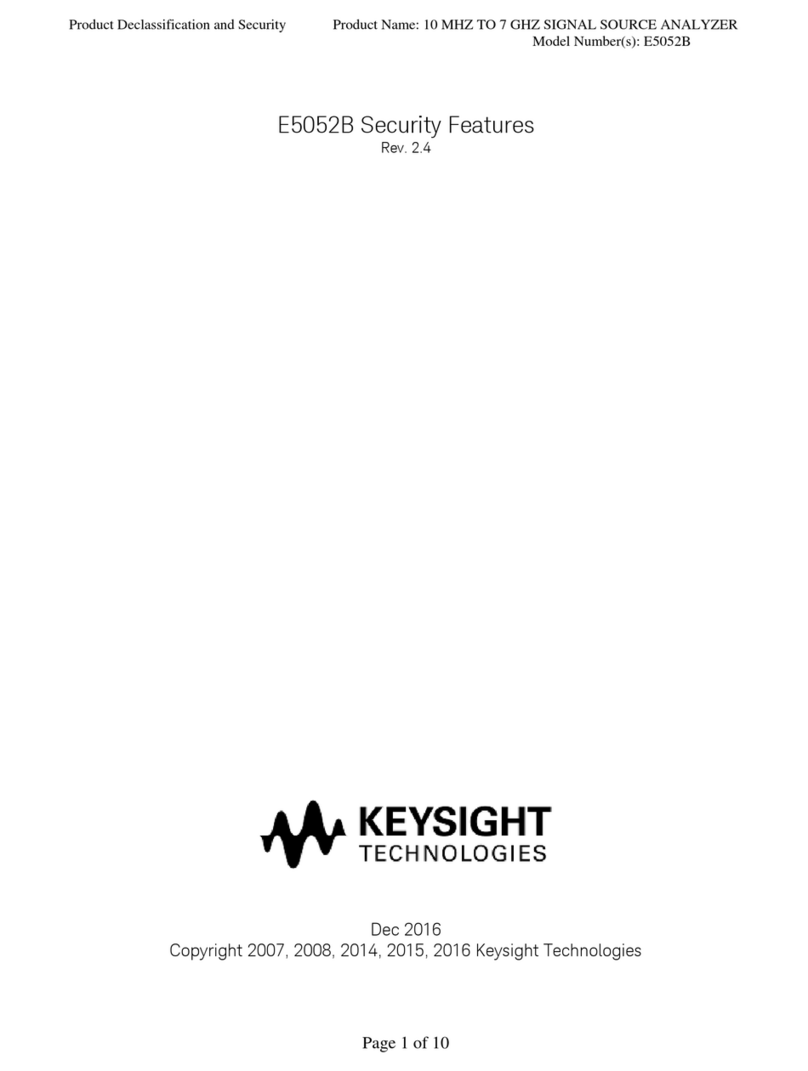 Keysight Technologies E5052B Owner's manual