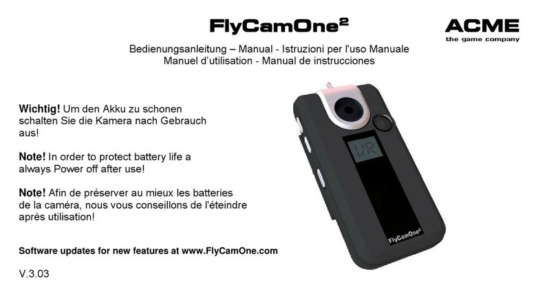 ACME FlyCamOne 2 User manual
