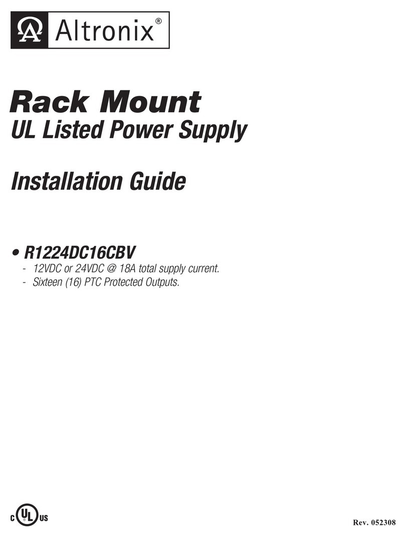 Altronix R1224DC16CBV User manual