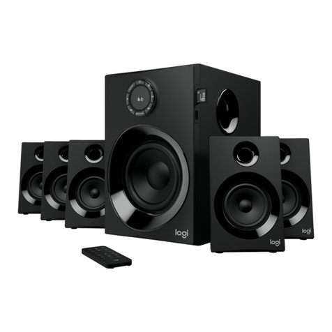 Logitech Z607 User manual