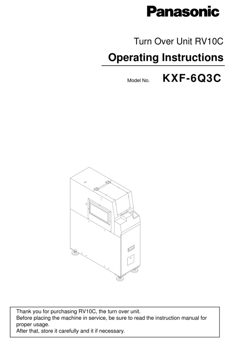 Panasonic RV10C-M KXF-6Q3C operating instructions
