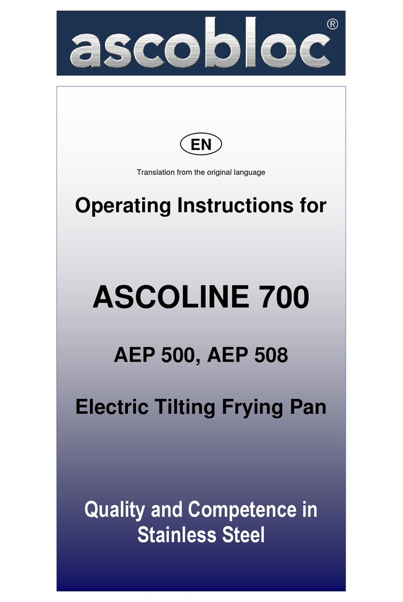 ascobloc ASCOLINE 700 Series operating instructions